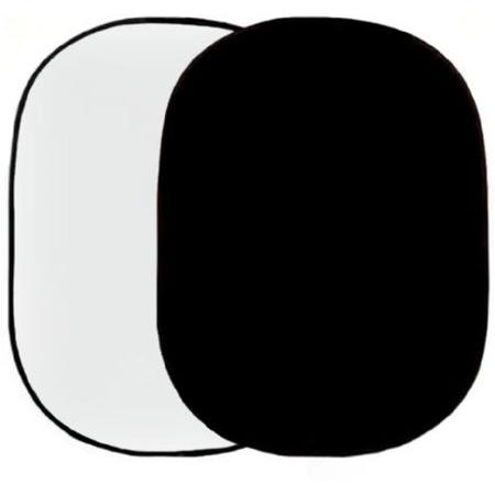 Falcon Eyes Background Board R-1482PU White/Black 148x200cm