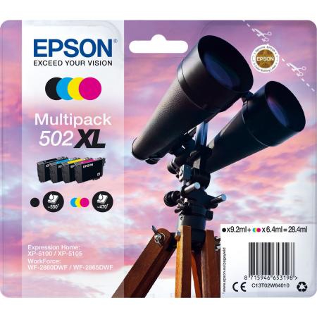 Epson Multipack 4-COLOURS 502XL Sec C13T02W64020