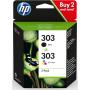 HP 303 2-pack Black/Tri-Colour 3YM92AE