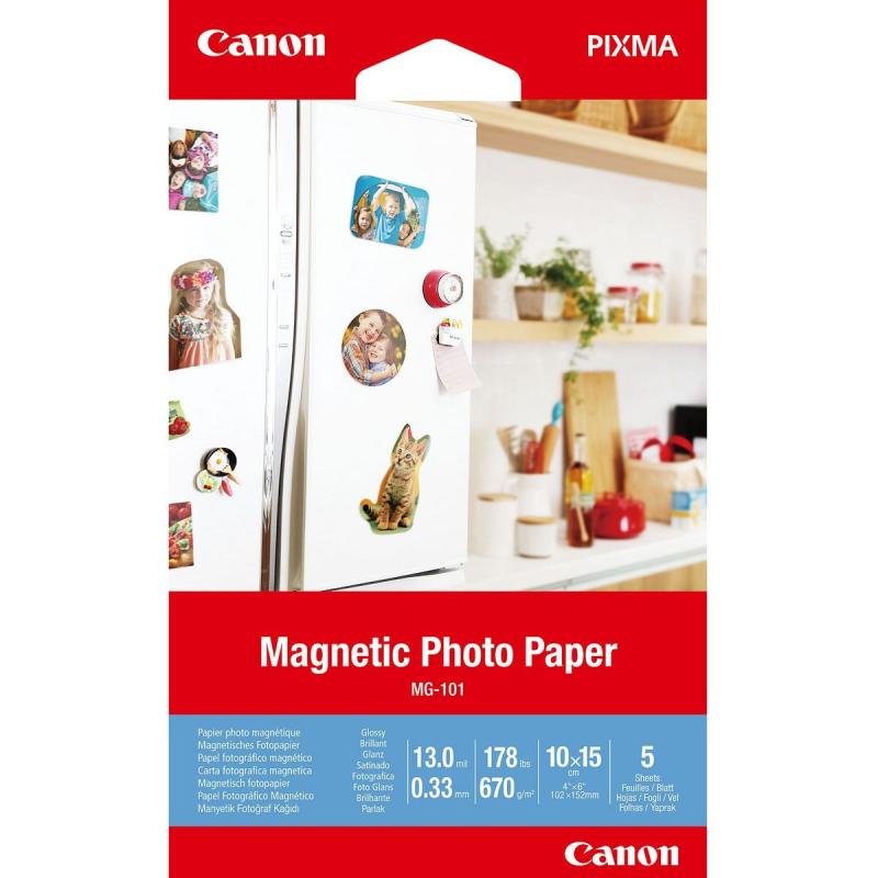 Canon Magnetic Photo Paper MG-101 4x6 5