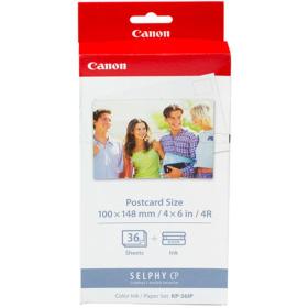 Canon KP-36IP Postcard-Size 10x15cm Ink/Paper-Set