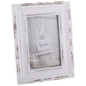 Zep Wooden Photo Frame SY957W Rivoli White 13x18cm