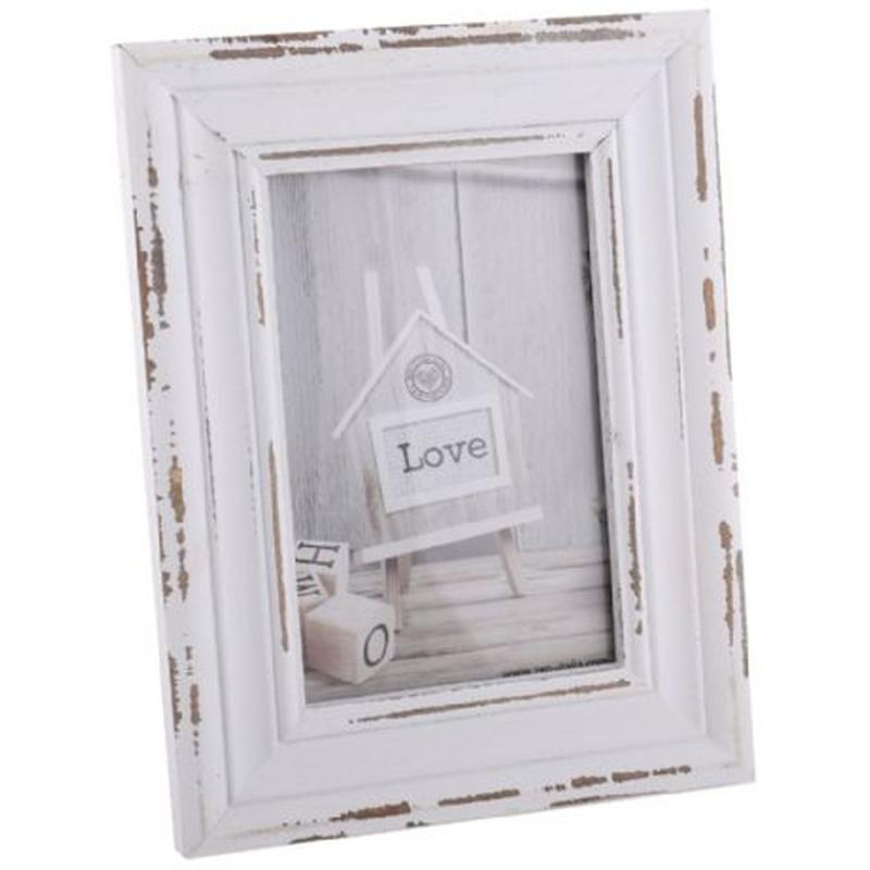 Zep Wooden Photo Frame SY957W Rivoli White 13x18cm