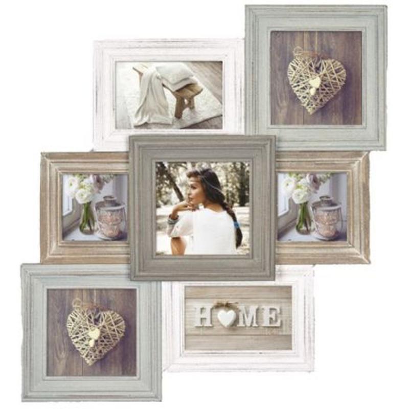 Zep Wooden Collage Photo Frame TY381 Airolo For 7 Photos