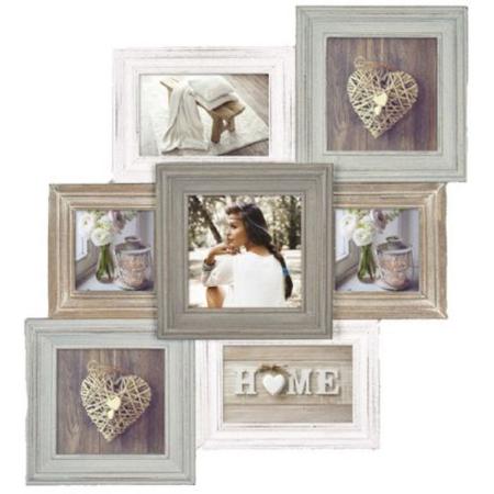 Zep Wooden Collage Photo Frame TY381 Airolo For 7 Photos