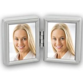 Zep 2-LUIK Photo Frame 8735dl Silver 2X 3.5x4.5cm