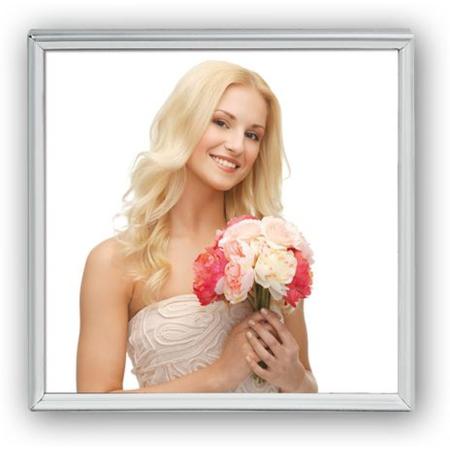 Zep Photo Frame 120S01-88 Silver 20x20cm
