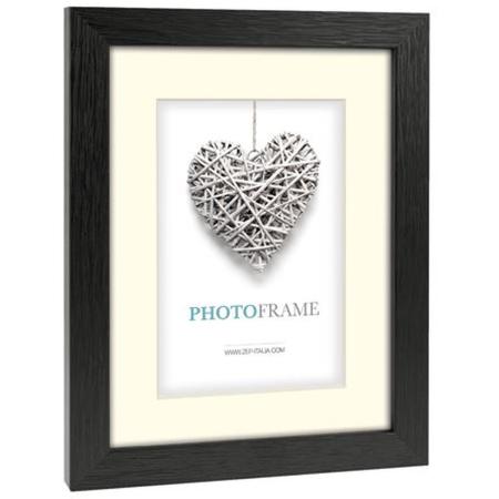 Zep Wooden Photo Frame V32685 Regent 5 Black 10x15 / 15x20cm