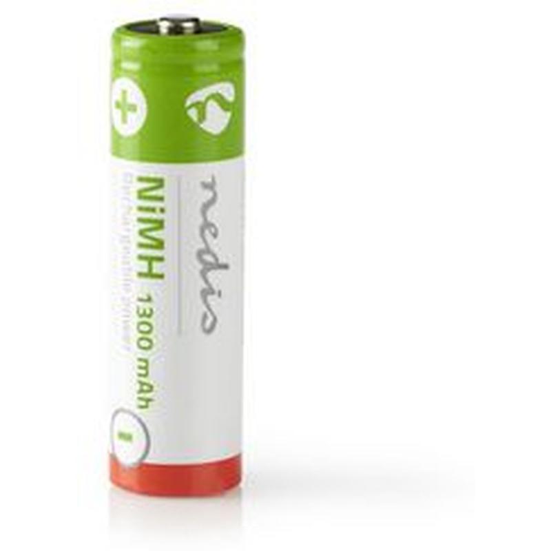Nedis Rechargeable NiMH Battery AA 1.2 V 1300mAh 4pcs Blister
