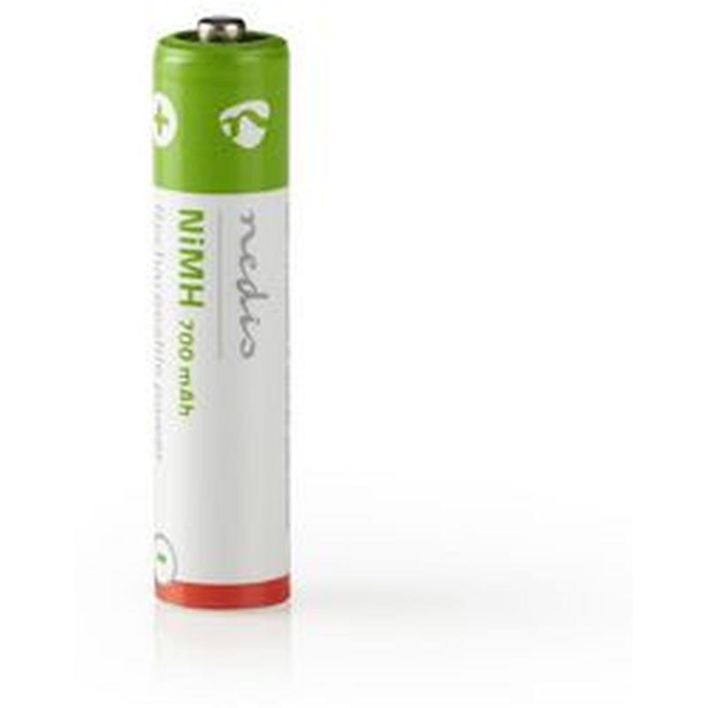 Nedis Rechargeable NiMH Battery AAA 1.2 V 700mAh 4pcs Blister
