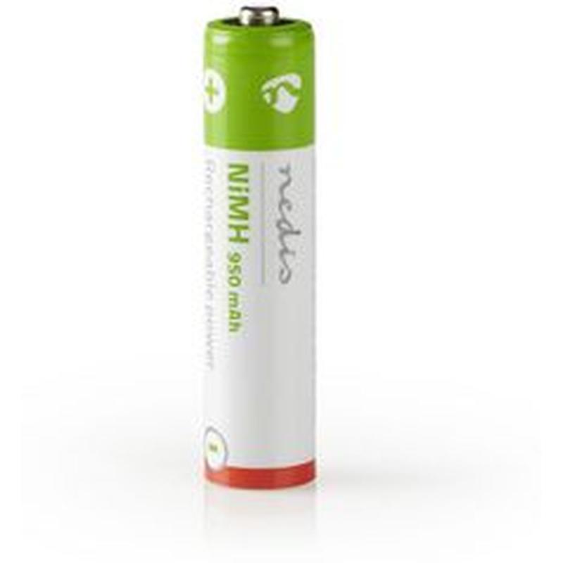 Nedis Rechargeable NiMH Battery AAA 1.2 V 950mAh 4pcs Blister