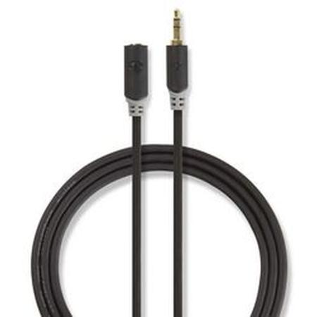 Nedis Stereo Audio Cable 3.5mm M - 3.5mm F 1.0m GY