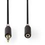 Nedis Stereo Audio Cable 3.5mm M - 3.5mm F 1.0m GY