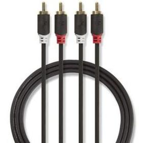 Nedis Stereo Audio Cable 2X RCA M - 2X RCA M 2.0m GY