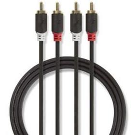 Nedis Stereo Audio Cable 2X RCA M - 2X RCA M 3.0m GY