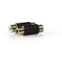 Nedis Stereo Audio Adapter 2X RCA F - 2X RCA F