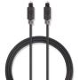 Nedis Optical Audio Cable TosLink M - TosLink M 2.0m GY