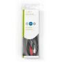 Nedis Stereo-Audio Cable 3.5mm M-2X RCA M 1.0m BK