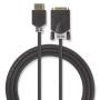 Nedis HDMI-DVI-Cable HDMI-Conn - DVI-D 24 + 1-PINS M 2m GY