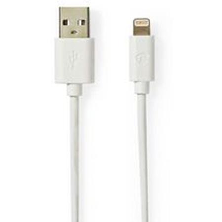 Nedis Data Cable Apple Lightning 8-PINS M-USB A M 1m WH