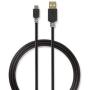 Nedis Cable USB 2.0 A M - Micro-B M 1.0m GY