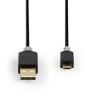 Nedis Cable USB 2.0 A M - Micro-B M 2.0m GY