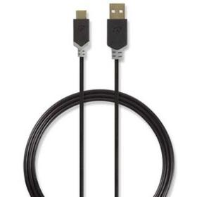 Nedis Cable USB 2.0 Type-C M - A M 1.0m GY