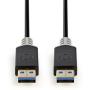 Nedis Cable USB 3.0 A M - A M 2.0m GY