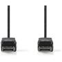 Nedis DisplayPort 1.2-CBL DisplayPort M-DisplayPort M 2m BK