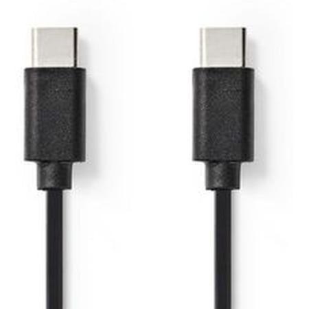 Nedis USB 2.0-CABLE Type-C M-Type-C M 1.0m BK