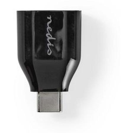 Nedis USB 3.0-Adapter Type-C M-A F BK