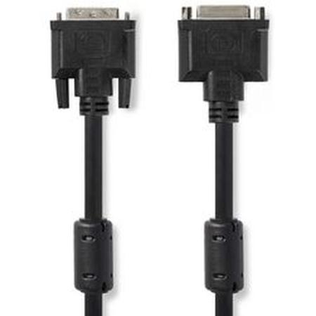 Nedis DVI-Cable DVI-I 24+5-PINS M-DVI-I 24+5-PINS F 2.0m BK