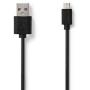 Nedis USB 2.0-CABLE A M-Micro-B M 5.0m BK