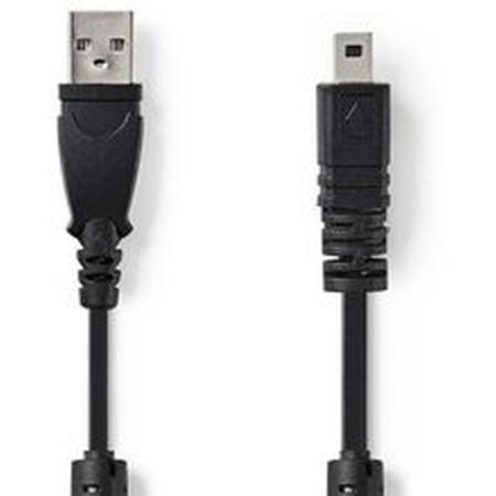 Nedis Camera Data Cable | USB A Male - UC-E6 8-PIN Male 2.0m