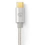 Nedis Cable USB 2.0 Type-C M - A M 1.0m Aluminium