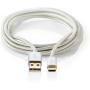 Nedis Cable USB 2.0 Type-C M - A M 2.0m Aluminium