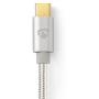 Nedis Cable USB 2.0 Type-C M - A M 2.0m Aluminium