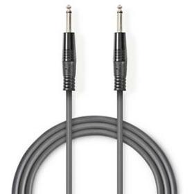 Nedis Unbalanced Audio Cable 6.35mm M-6.35mm M 3m Grey