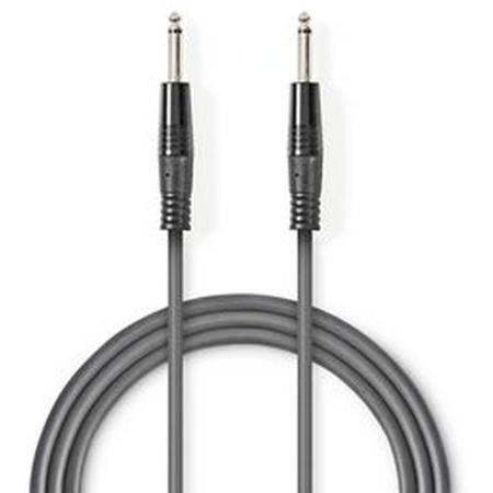 Nedis Unbalanced Audio Cable 6.35mm M-6.35mm M 5m Grey