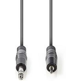 Nedis Stereo Audio Cable 6.35mm M-3.5mm M 1.5m Grey