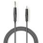 Nedis Stereo Audio Cable 6.35mm M-3.5mm M 1.5m Grey