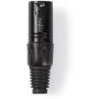 Nedis XLR-Connector XLR 3-PINS M BK