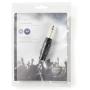 Nedis XLR-Adapter Mono XLR 3-PINS F-6.35mm M BK