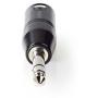 Nedis XLR-Adapter Stereo XLR 3-PINS M-6.35mm M BK