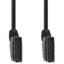 Nedis Scart-Cable Scart M-Scart M 2.0m BK