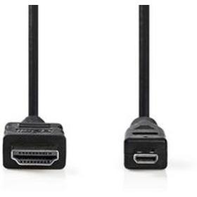 Nedis High Speed HDMI-CBL HDMI-Conn-HDMI-Microconn 2m BK