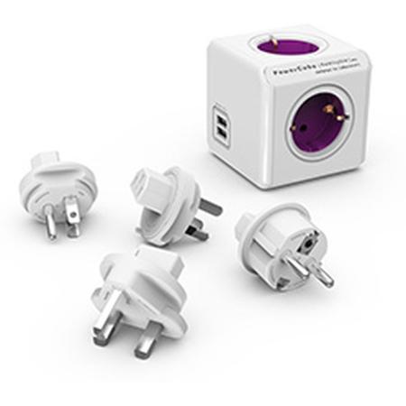 Allocacoc PowerCube Rewirable USB + 3X Plug