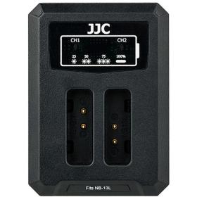 JJC DCH-NB13L USB Dual Batterycharger (For Canon NB-13L)