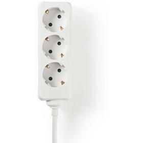 Nedis Power Strip Beschermend Contact 3-WEG 1.5m WH