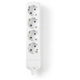 Nedis Power Strip Beschermend Contact 4-WEG WH